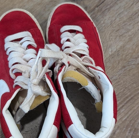 Nike Blazer High Suede Varsity Red Trainers Mens Size 8.5 (344344-611) Pre-Owned main image 9